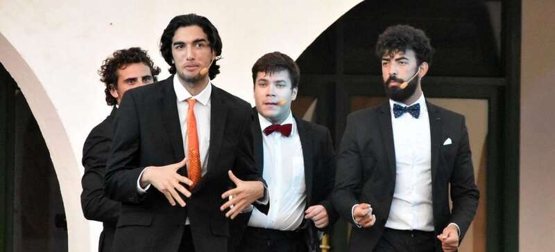 Momento de la actuación del grupo/Francisco Javier Santana.